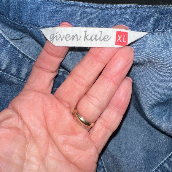 Denim Blue Women's Dress - Picture 5 of 5